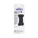 Merci Bind & Tie 6mm Hemp Bondage Rope 30 Feet Black packaged for safe and pleasurable binding support.