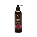 Earthly Body Hemp Seed Bath & Shower Gel Skinny Dip 8 Oz in a pump bottle for nourishing skin care.