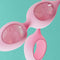 Biird Yonii 2 Piece Rose Quartz Eggs Set featuring natural rose quartz for yoni practice and pelvic floor toning.