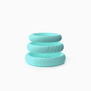 Biird Riin 3-Piece C-ring Set Mint, featuring three soft silicone rings in mint color for enhanced pleasure.