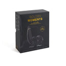 Packaging of We-Vibe Golden Moments 2 Couples Vibrator Black with limited edition details and award label.