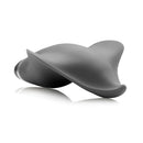 Clandestine Mimic Plus Massager Stealth Grey in a sleek design, showcasing its contoured shape for comfortable use.