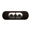 Je Joue Onyx Vibrating Butt Plug Black remote control with buttons for adjusting settings.