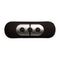 Je Joue Onyx Vibrating Butt Plug Black remote control with buttons for adjusting settings.