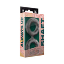 Shaft Model D Double C-Ring Grey Size 2 in packaging showcasing dual-ring design and product details.