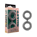 Shaft Model D Double C-Ring Grey Size 2 packaging and product display on a marbled background.