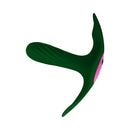 FemmeFunn Ossia Wearable Bullet Vibrator Dark Green with ergonomic design and remote control features.