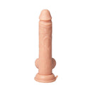 FemmeFunn Thruster Baller Dildo Nude displayed on a white background, designed for adult use.