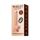 FemmeFunn Thruster Baller Dildo Nude packaging featuring realistic design and thrusting functionality.