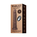 FemmeFunn Realistic Thruster Shaft Brown packaged with remote for customizable pleasure