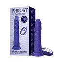 FemmeFunn Thruster Shaft Dark Purple with realistic design and multi-speed control in packaging.