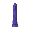FemmeFunn Thruster Shaft Dark Purple, a durable and textured thrusting toy for customizable pleasure.