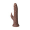 FemmeFunn Thruster Rabbit Brown realistic silicone rabbit vibrator for pleasure and stimulation.