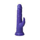 FemmeFunn Thruster Rabbit Dark Purple, a lifelike silicone pleasure device designed for intense sensations.