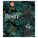 Desire Pheromone Massage Oil Tangerine 4 Oz label with tropical foliage and ingredients for sensual relaxation.