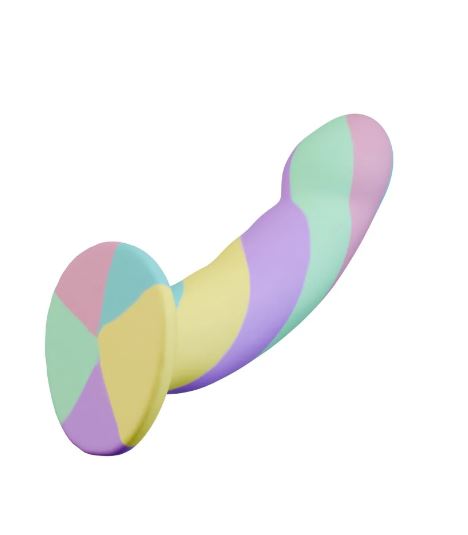 Avant Daydream 5.75 inches G spot and Anal Play Dildo with colorful pastel design.