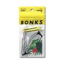 Bonks Tropic Like It's Hot Seamless Thong One Size packaging featuring tropical print and description of product.