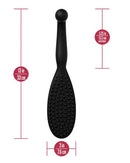 Temptasia Governess Paddle Black dimensions showing 13 inch length and 3 inch width, featuring a smooth surface and sensory design.