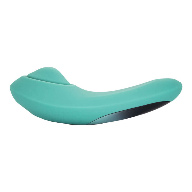 Hot Octopuss Pulse Queen Vibrator in teal color, showcasing its ergonomic design and innovative technology.