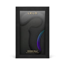 LELO Enigma Wave Suction Dual Stimulator Black packaging featuring a sleek design for dual stimulation pleasure.