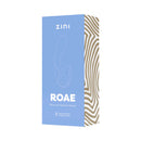 Zini Roae Pleasure Vibrator Pink packaging showcasing a three-way pleasure vibrator design.