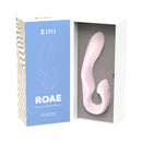 Zini Roae Pleasure Vibrator Pink in elegant packaging showcasing its ergonomic design and luxurious features.