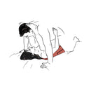 Couple using the Liberator Wedge Sex Pillow Black for enhanced intimacy and new positions.