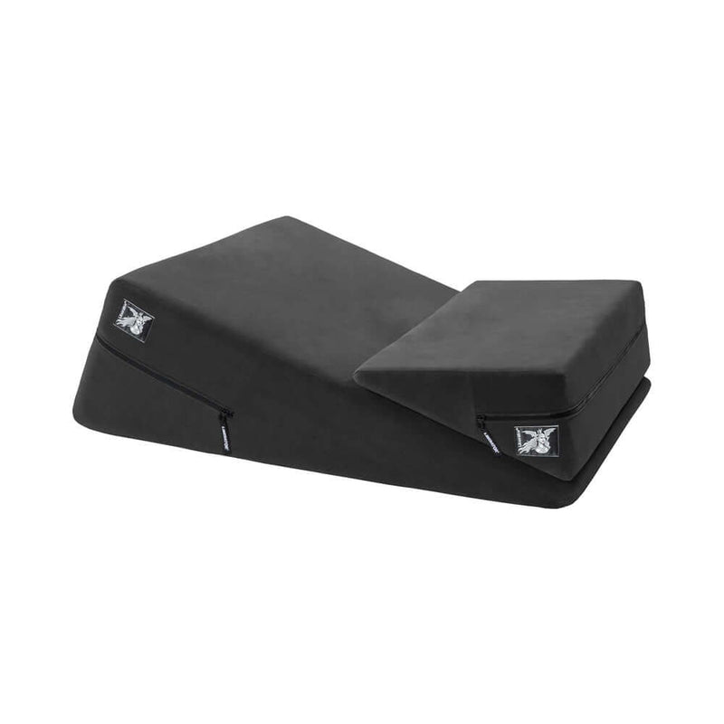 Liberator Wedge and Ramp Sex Positioning Pillow Combo Black for enhanced intimacy and comfort.