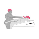 Liberator Ramp Sex Positioning Pillow Original Red used for improved sexual positioning.