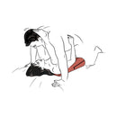 Couple using the Liberator Jaz Original Sex Pillow Black for enhanced intimacy and positioning.