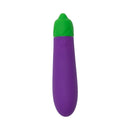 Emojibator Eggplant Vibrator USB in purple and green color, designed for playful and powerful pleasure.
