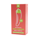 Emojibator Chili Pepper USB Vibrator packaging with vibrant design and USB-charge feature for body-safe pleasure.