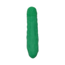 Emojibator Pickle USB Silicone Vibrator Green in a playful pickle shape, compact and waterproof design for personal pleasure.