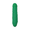 Emojibator Pickle USB Silicone Vibrator Green, waterproof pickle-shaped vibrator for playful personal pleasure.