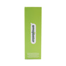Emojibator Pickle USB Silicone Vibrator Green packaging displayed on a white background.