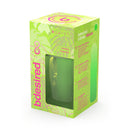 B Swish Bdesired Infinite Deluxe Vibrator Paradise Green packaging with tropical design and product features.