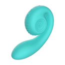 SVibe Snail Gizi Dual G-spot Stimulator Tiffany in teal color showcasing its unique ergonomic design.