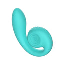 SVibe Snail Gizi Dual G-spot Stimulator Tiffany in teal color showcasing its ergonomic design.