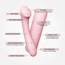 VUSH Shine G-Spot Vibrator features quiet design, medical grade silicone, multi-use, waterproof, and magnetic USB charging.