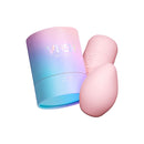 VUSH Plump Palm Squishy Vibrator with stylish pastel packaging and soft silicone design.