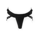 SpareParts Deuce Cover Underwear Harness Black Size A Nylon front view with straps.
