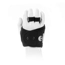 SpareParts La Palma Harness Glove Only Black Right Size XL on a mannequin hand with two pockets for mini vibes.