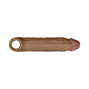 Shaft Model F Realistic Penis Sheath Oak Size 1 lifelike extension sleeve in warm oak tone.
