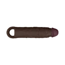 Shaft Model F Penis Sheath Mahogany Size 2 realistic silicone sheath for intimate play.