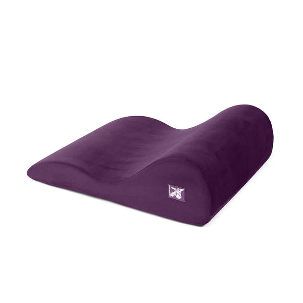 Liberator Hipster Sex Positioning Pillow Plum in a plush purple design for enhanced comfort and support.
