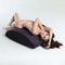 Liberator Scoop Rocker Valkyrie Edition with Cuffs Plum showcased with model in elegant poses on cushion.