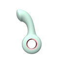Luv Inc Av23 Arched Ring Vibe Green sleek vibrator designed for G-spot exploration, featuring a playful teal-green color.