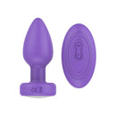 Luv Inc Pr17 Vibrating Butt Plug With Remote Purple, smooth silicone, wireless remote control, 10 vibration modes.