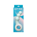Luv Inc Br15 Beaded Ring G-Spot Vibrator Green packaging featuring a beaded design for targeted stimulation.