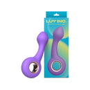 Luv Inc Pt16 Pointed Tip Ring Vibe Purple on packaging, designed for precise G-spot stimulation.